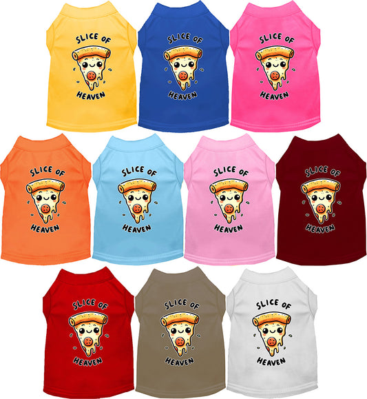 Fun Pizza Cat or Dog Shirt for Pets "Slice of Heaven"