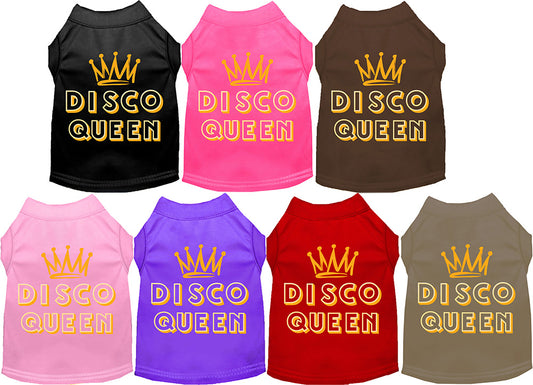 Fun Costume for Cat or Dog Shirt for Pets "Disco Queen"