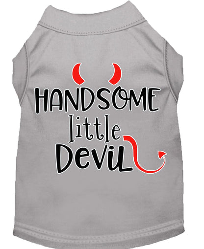 Pet Dog & Cat Shirt Screen Printed, "Handsome Little Devil"