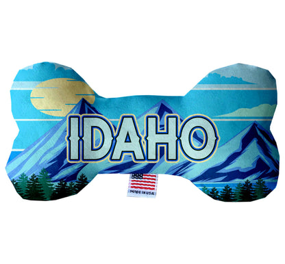 Pet & Dog Plush Bone Toys, "Idaho State Options" (Available in different pattern options)