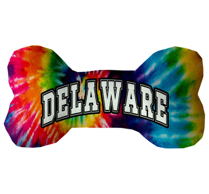 Pet & Dog Plush Bone Toys, "Delaware State Options" (Available in different pattern options)