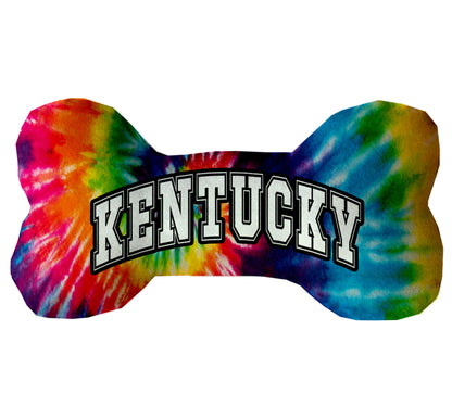 Pet & Dog Plush Bone Toys, "Kentucky State Options" (Available in different pattern options)