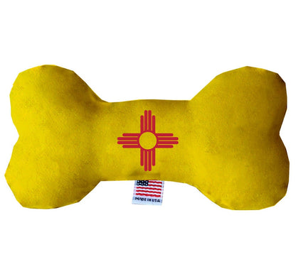 Pet & Dog Plush Bone Toys, "New Mexico Desert" (Set 1 of 2 New Mexico State Toy Options, available in different pattern options!)