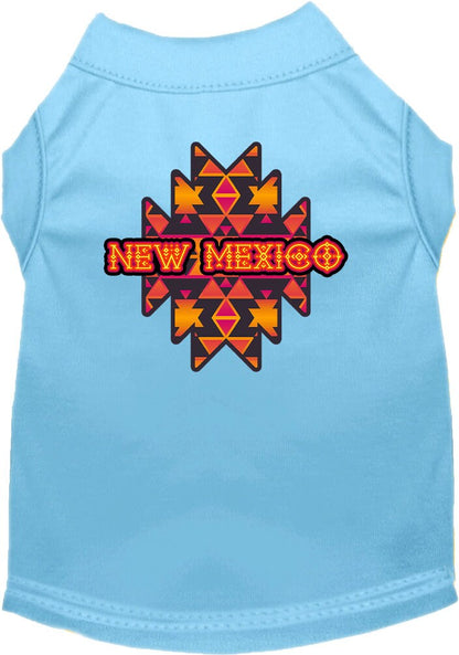 Pet Dog & Cat Screen Printed Shirt for Medium to Large Pets (Sizes 2XL-6XL), "New Mexico Navajo Tribal"