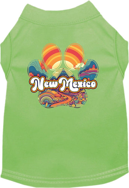 Pet Dog & Cat Screen Printed Shirt for Small to Medium Pets (Sizes XS-XL), "New Mexico Groovy Summit"
