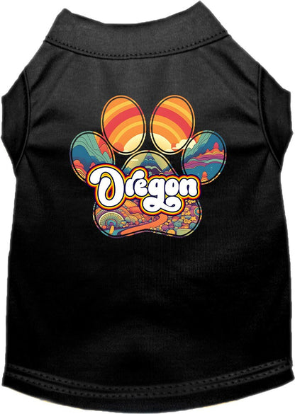 Pet Dog & Cat Screen Printed Shirt for Small to Medium Pets (Sizes XS-XL), "Oregon Groovy Summit"
