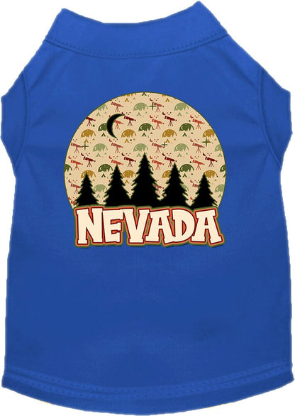 Pet Dog & Cat Screen Printed Shirt for Small to Medium Pets (Sizes XS-XL), "Nevada Under The Stars"