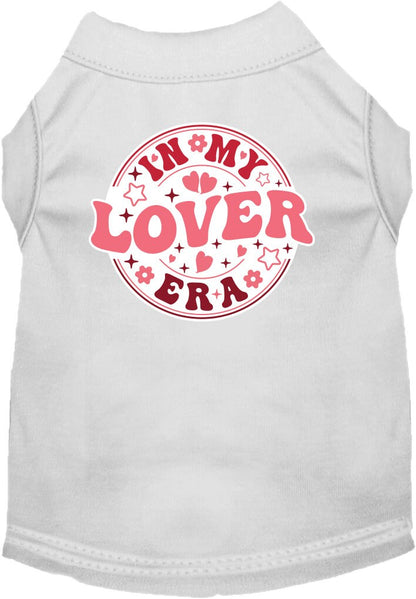 Pet Dog & Cat Screen Printed Shirt for Small to Medium Pets (Sizes XS-XL), "In My Lover Era"