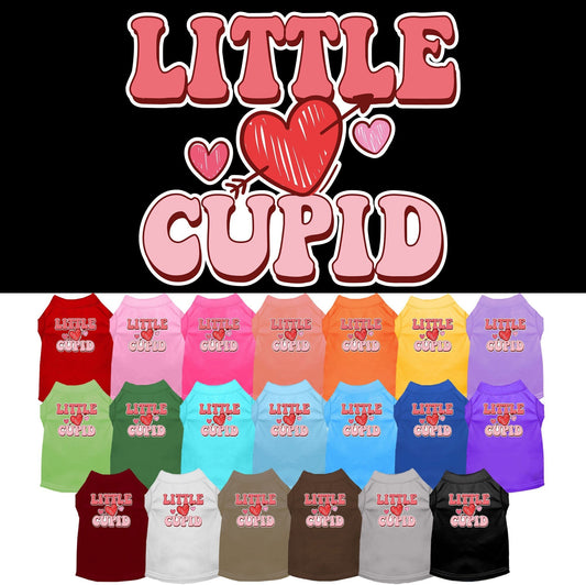 Pet Dog & Cat Screen Printed Shirt for Medium to Large Pets (Sizes 2XL-6XL), "Little Cupid"