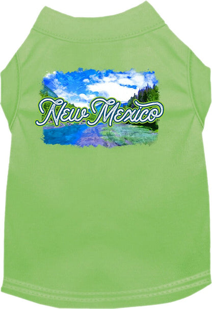 Pet Dog & Cat Screen Printed Shirt for Small to Medium Pets (Sizes XS-XL), "New Mexico Summer"