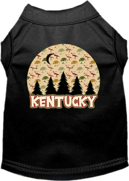 Pet Dog & Cat Screen Printed Shirt for Small to Medium Pets (Sizes XS-XL), "Kentucky Under The Stars"
