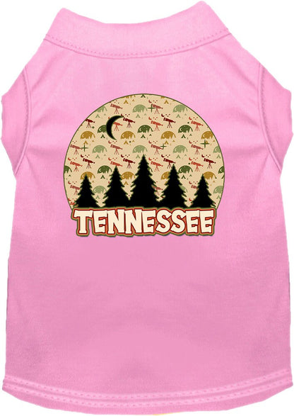 Pet Dog & Cat Screen Printed Shirt for Small to Medium Pets (Sizes XS-XL), "Tennessee Under The Stars"