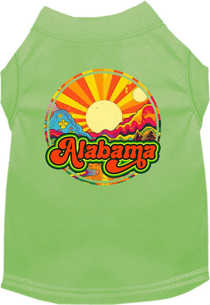 Pet Dog & Cat Screen Printed Shirt for Small to Medium Pets (Sizes XS-XL), "Alabama Mellow Mountain"