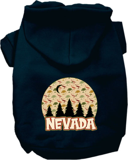 Pet Dog & Cat Screen Printed Hoodie for Small to Medium Pets (Sizes XS-XL), "Nevada Under The Stars"