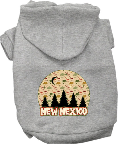 Pet Dog & Cat Screen Printed Hoodie for Small to Medium Pets (Sizes XS-XL), "New Mexico Under The Stars"