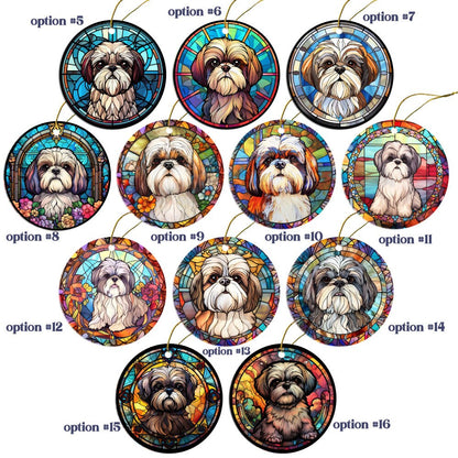 Shih Tzu Jewelry - Stained Glass Style Necklaces, Earrings and more!