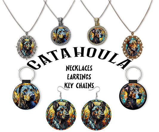 Catahoula Jewelry - Stained Glass Style Necklaces, Earrings and more!