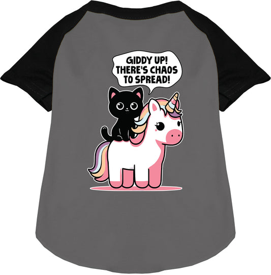 Chaos to Spread Pet Raglan Shirt