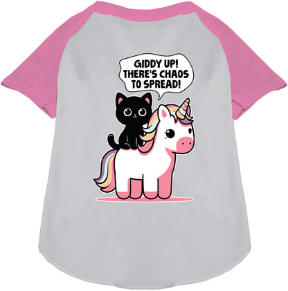 Chaos to Spread Pet Raglan Shirt