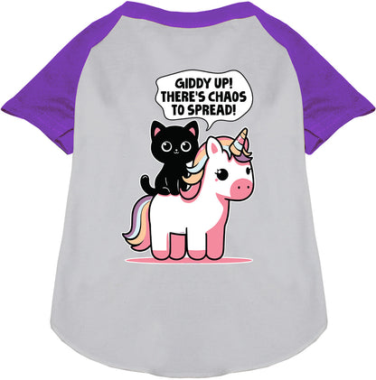 Chaos to Spread Pet Raglan Shirt