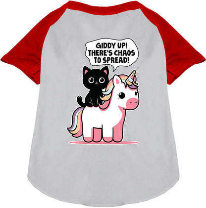 Chaos to Spread Pet Raglan Shirt