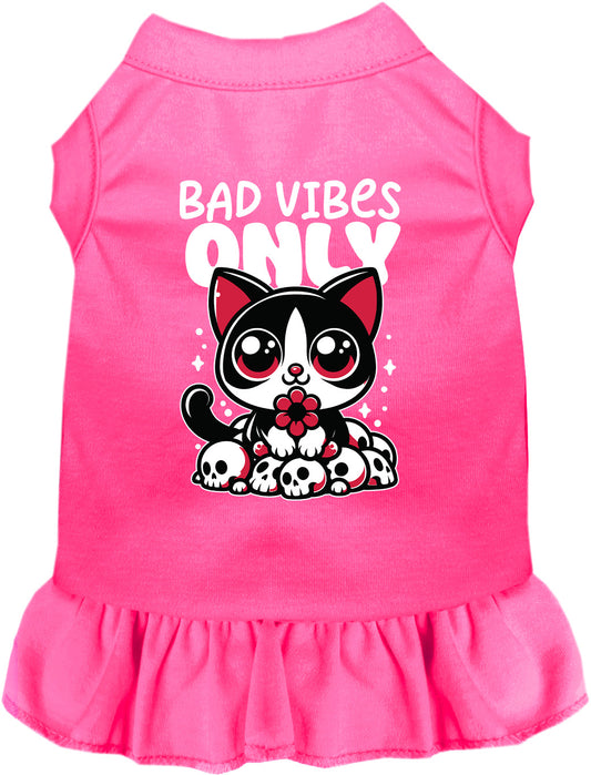 Bad Vibes Only Pet Dress