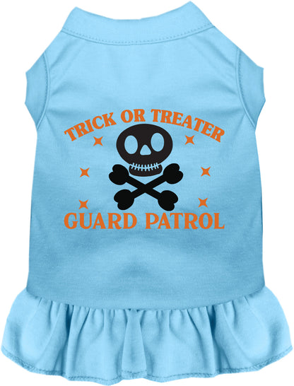 Blue Trick or Treater Guard Patrol pet dress