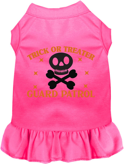 Pink Trick or Treater Guard Patrol pet dress