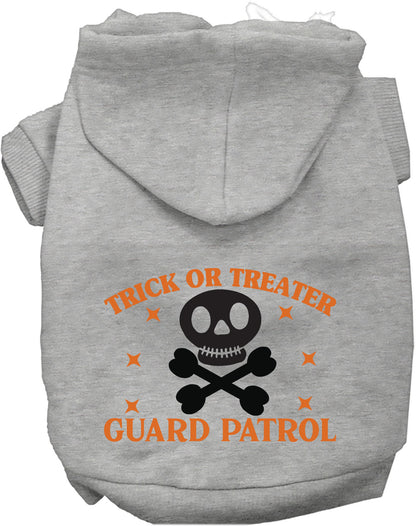 Gray Trick or Treater Guard Patrol Pet Hoodie