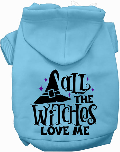 All the Witches Love Me! Pet Hoodie