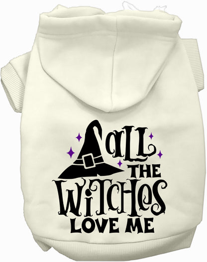 All the Witches Love Me! Pet Hoodie