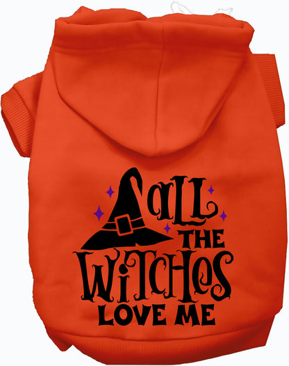 All the Witches Love Me! Pet Hoodie