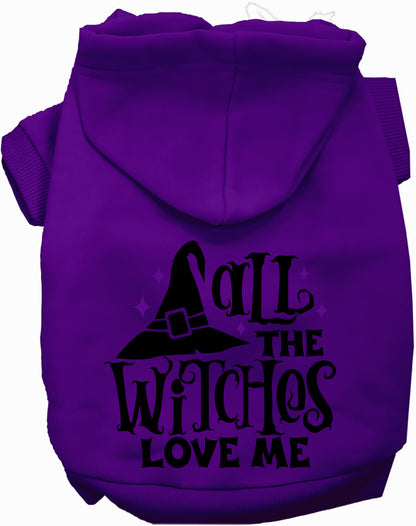 All the Witches Love Me! Pet Hoodie