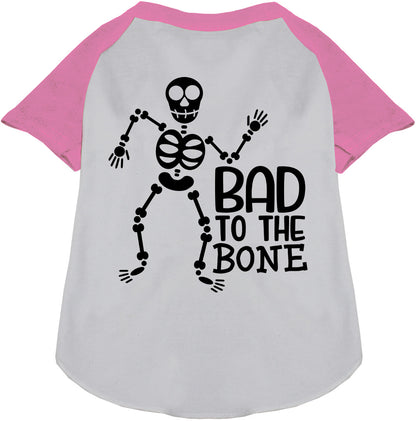 Bad to the Bone Pet Raglan Shirt