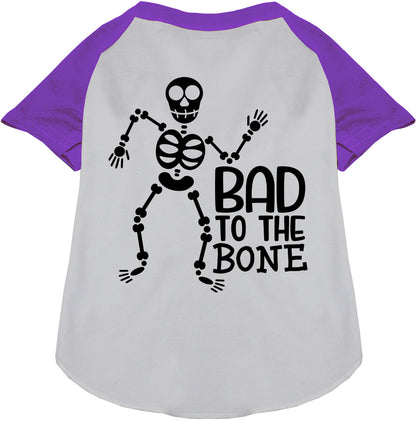 Bad to the Bone Pet Raglan Shirt