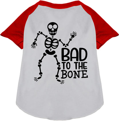 Bad to the Bone Pet Raglan Shirt