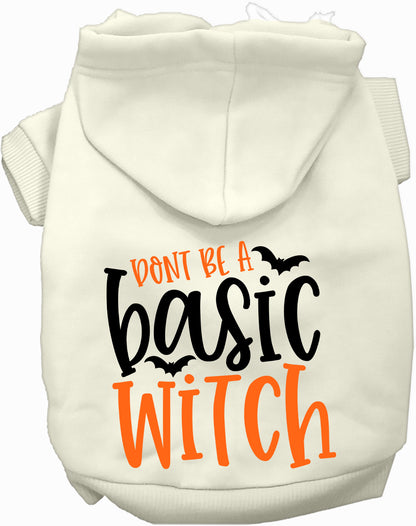 Don't Be a Basic Witch Pet Hoodie