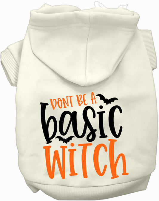 Don't Be a Basic Witch Pet Hoodie