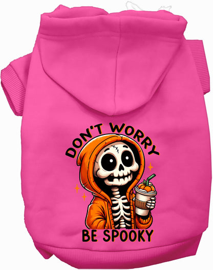 Don't Worry, Be Spooky Pet Hoodie