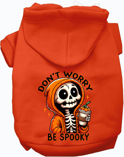 Don't Worry, Be Spooky Pet Hoodie