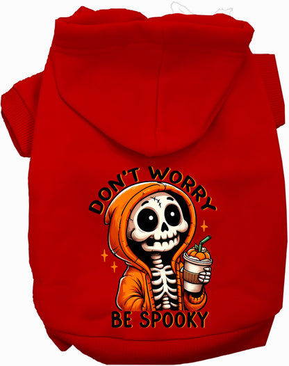 Don't Worry, Be Spooky Pet Hoodie