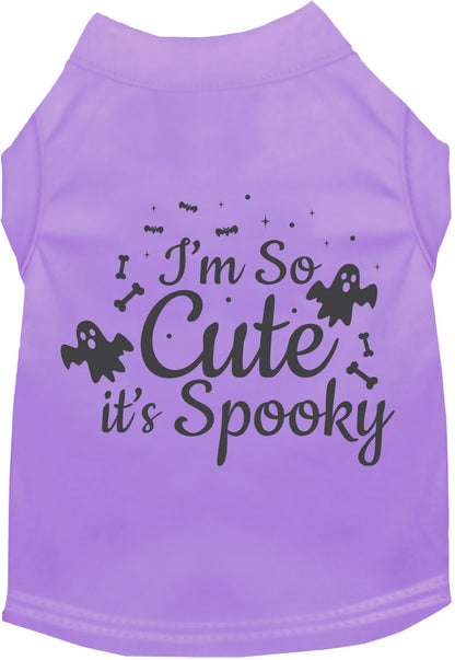 Purple spooky pet shirt with ghost design