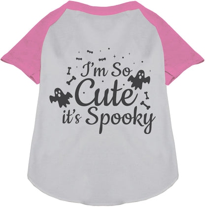 Pink sleeve spooky pet raglan shirt