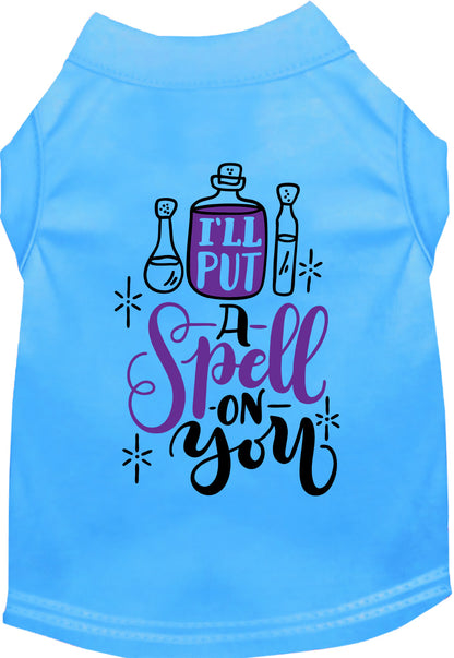 Blue 'Put a Spell on You' pet shirt