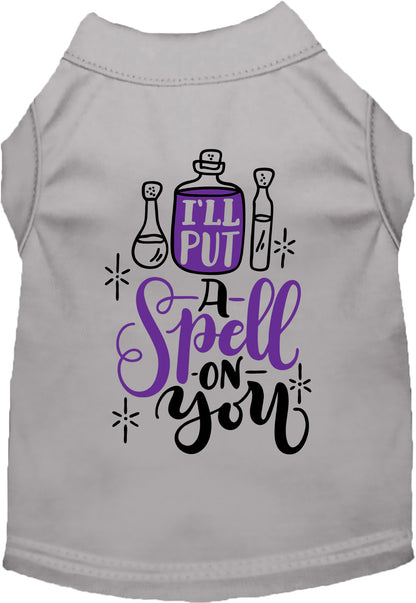 Gray 'Put a Spell on You' pet shirt