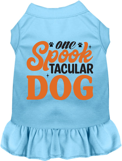 Blue Spooktacular Dog Pet Dress