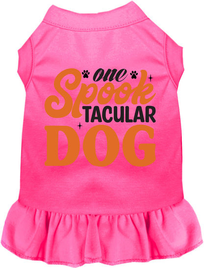 Pink Spooktacular Dog Pet Dress