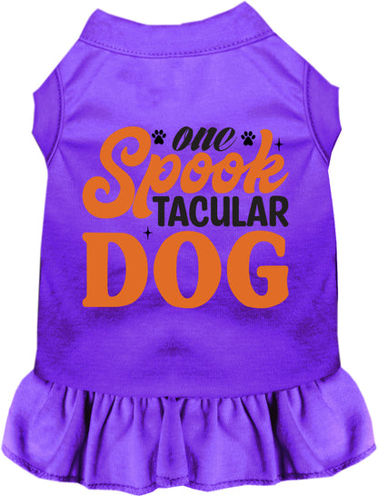 Purple Spooktacular Dog Pet Dress