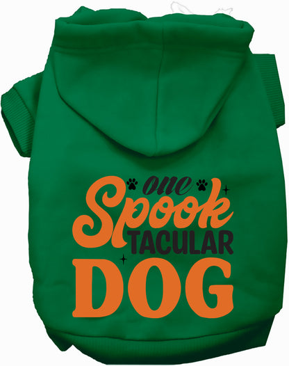 Green Spooktacular Dog Pet Hoodie