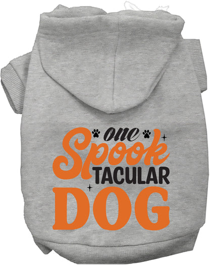 Gray Spooktacular Dog Pet Hoodie